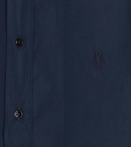  생로랑 긴팔 셔츠 Saint Laurent 카상드르  블루 - SAINT LAURENT