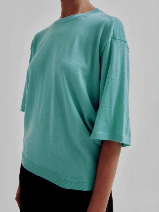  사야카 다비스 뉴욕 반팔 티셔츠 사야카 데이비스 뉴욕 캐시미어 티셔츠 - SAYAKA DAVIS NEW YORK