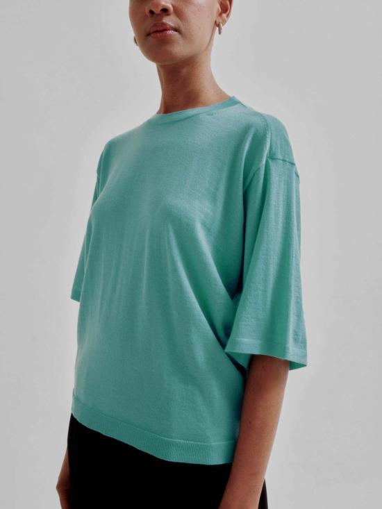  사야카 다비스 뉴욕 반팔 티셔츠 사야카 데이비스 뉴욕 캐시미어 티셔츠 - SAYAKA DAVIS NEW YORK