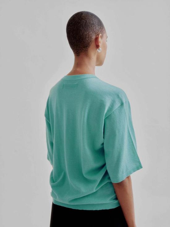  사야카 다비스 뉴욕 반팔 티셔츠 사야카 데이비스 뉴욕 캐시미어 티셔츠 - SAYAKA DAVIS NEW YORK