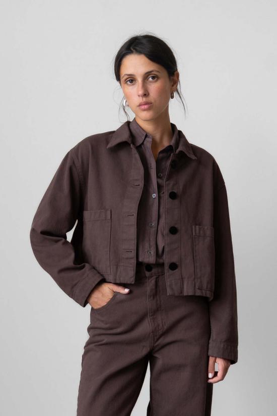  Waltz 데님 자켓 왈츠 크롭 재킷