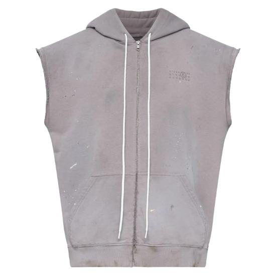  MM6 메종마르지엘라 긴팔 티셔츠 Mm6 메종 마르지엘라 스웨트셔츠 그레이