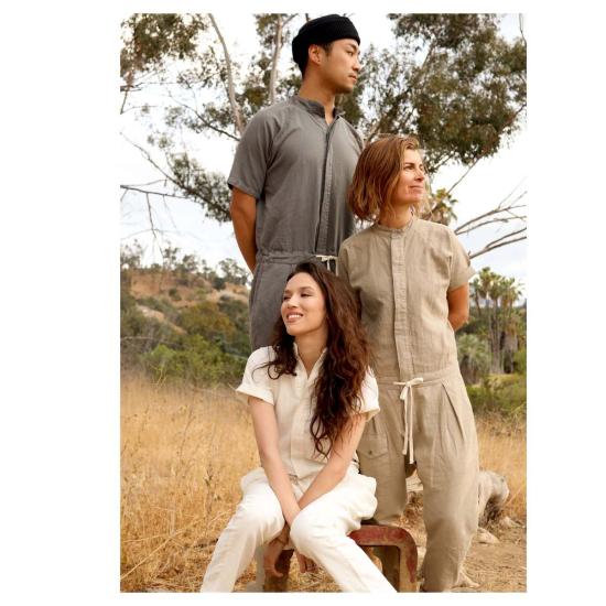  시커 점프수트 반팔 멀티