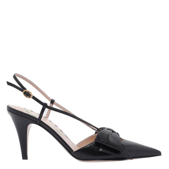  발렌티노 가라바니 힐/펌프스 보우보우 슬링백 블랙