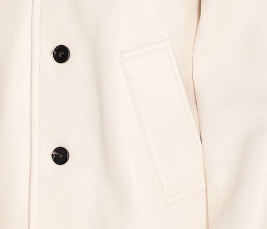  보테가베네타 가죽 자켓 보테가 베네타 화이트 가죽 재킷 - BOTTEGA VENETA