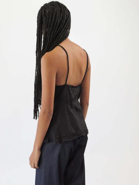  Erica Tanov 캐미솔 에리카 타노프 길다 실크  블랙 - OTHER BRANDS