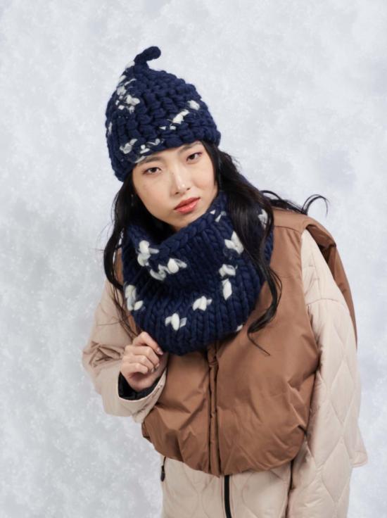  Mischa Lampert 모자 미샤 램퍼트 별밤 닙 블루 - OTHER BRANDS