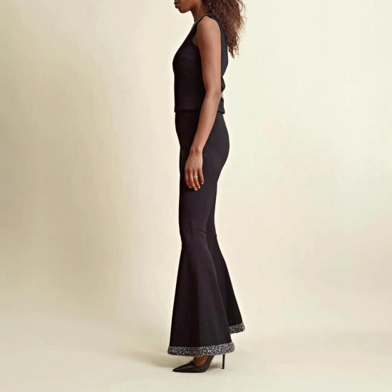  TiMo 스트레이트 팬츠 티모 블링 팬츠 블랙 - OTHER BRANDS