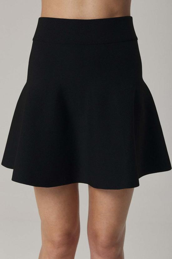  산티클레르 숏 스커트 산티클러 첼시 원형 미니 스커트 블랙 - SANTICLER