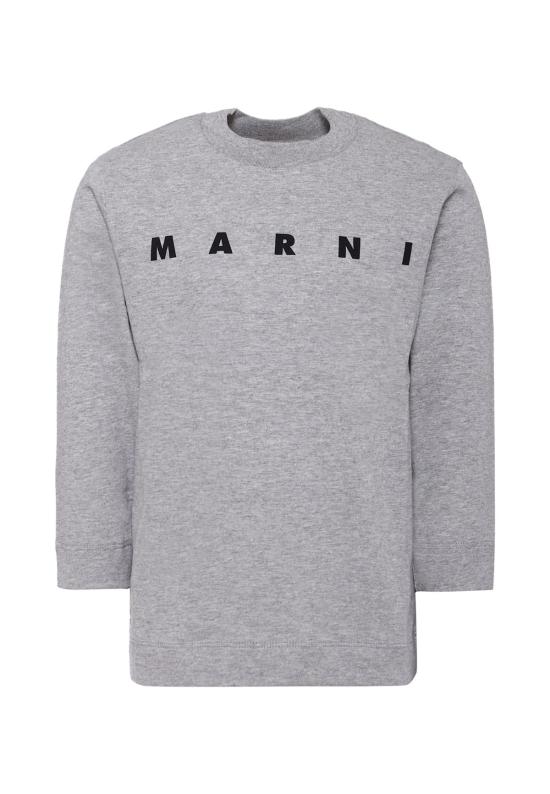  [키즈] 마르니 트레이닝 상의 키즈 티셔츠 그레이