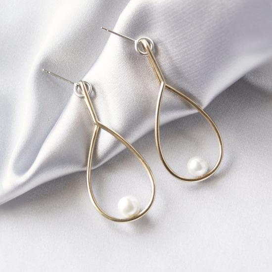  메탈렙시스 프로젝트 이어링 루프 진주 귀걸이 - METALEPSIS PROJECTS