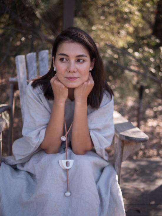  주주메이드 목걸이/팬던트 오버랩 목걸이