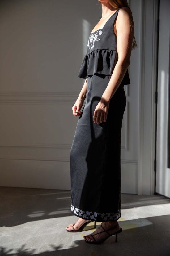  차오 루시아 롱 스커트 엘리  블랙