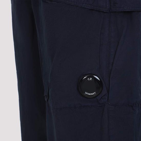  씨피 컴퍼니 치노 팬츠 C.P. 컴퍼니 마이크로 렙스 박시 카고 팬츠 미드나잇 네이비 - C.P. COMPANY