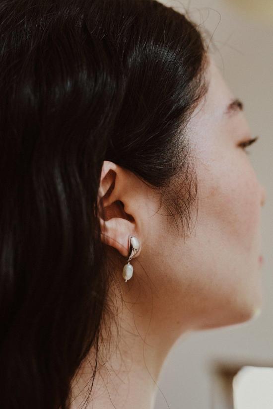  Uni 이어링 유니 주얼리 수리야 진주 스터드 귀걸이 - OTHER BRANDS