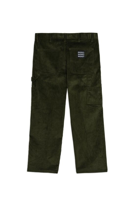  마켓 스트레이트 팬츠 벨벳 작업 바지 - MARKET