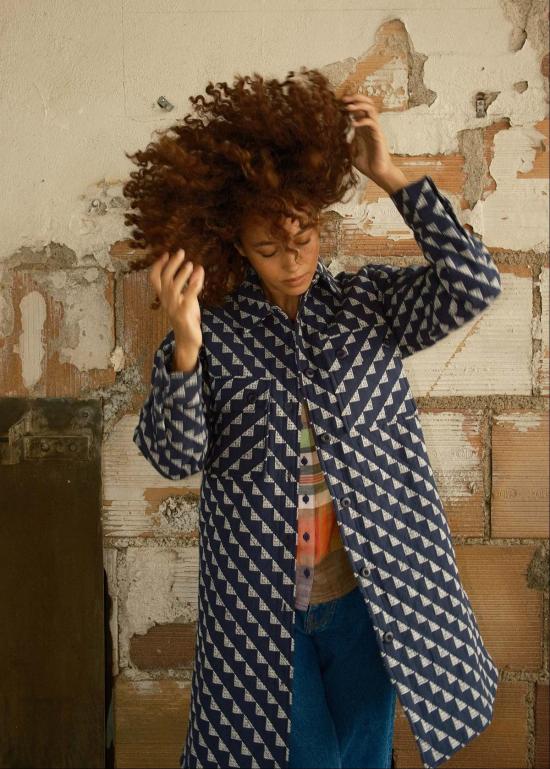  에이스 앤 지그 코트 에이스앤지그 퀼팅 오버 멜빵바지 - ACE & JIG