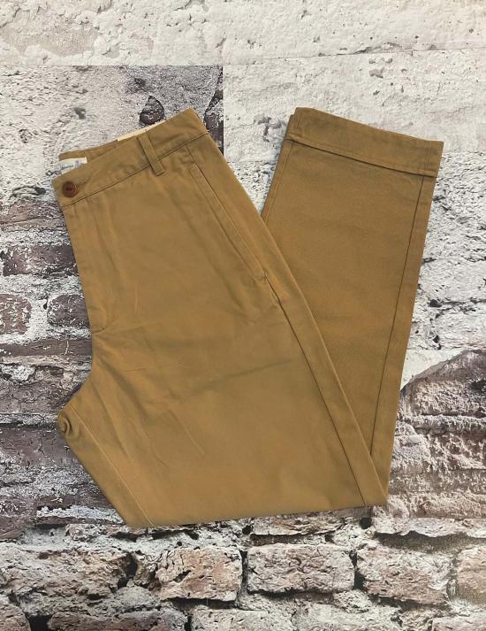  메르츠 비 슈바넨 스트레이트 팬츠 Merz B. Schwanen Pants02 유기농 면 트윌 하이웨이스트 팬츠