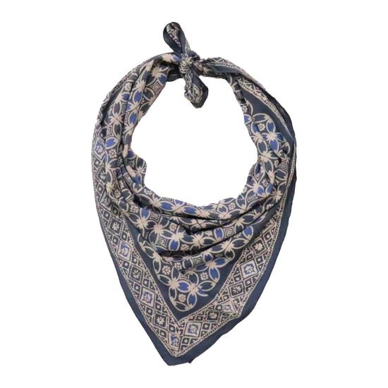  Kasih Coop 머플러/스카프 대형 수작업 염색 바틱 반다나 차콜 그레이 - OTHER BRANDS