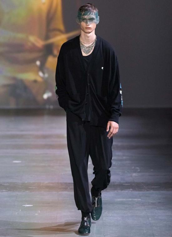  언더커버 키링 코튼 아이 마스크 E.그린 - UNDERCOVER