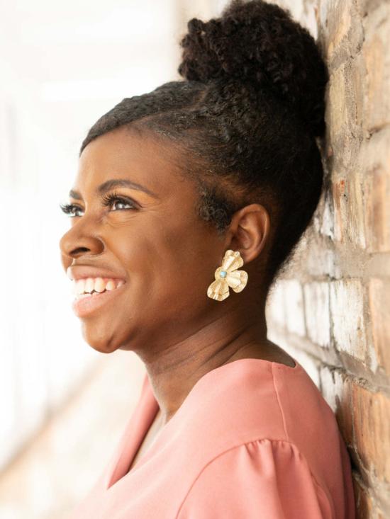  페어 아니타 이어링 인 블룸 스터드 - FAIR ANITA