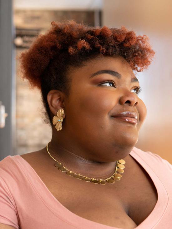  페어 아니타 이어링 인 블룸 스터드 - FAIR ANITA