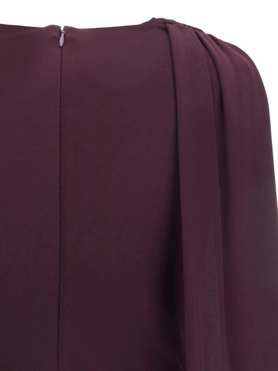  톰포드 미디 원피스 톰 포드 저지 미디 드레스 (스카프 포함) - TOMFORD