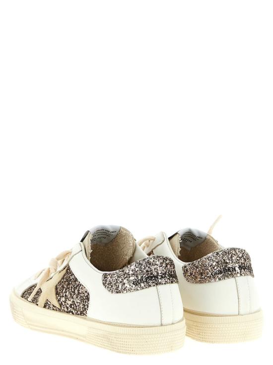  [키즈] 골든구스 스니커즈 골든 구스 키즈 메이 스니커즈 베이지 - GOLDEN GOOSE