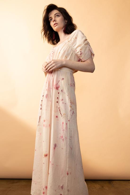  Arteaga 롱 원피스 아르테아가 포르티아 핸드페인팅 드레스 칼로 워시