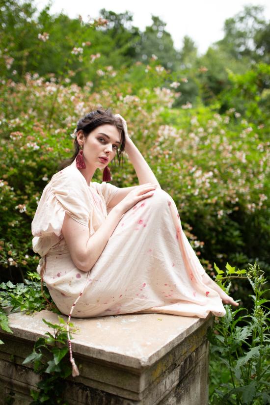  Arteaga 롱 원피스 아르테아가 포르티아 핸드페인팅 드레스 칼로 워시 - OTHER BRANDS