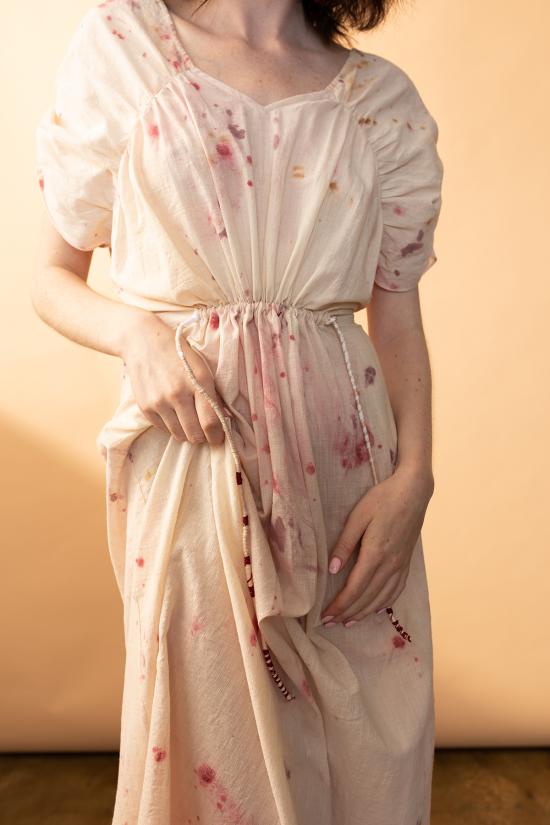  Arteaga 롱 원피스 아르테아가 포르티아 핸드페인팅 드레스 칼로 워시 - OTHER BRANDS