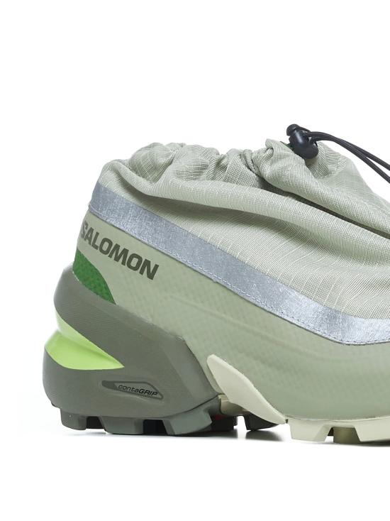  MM6 메종마르지엘라 스니커즈 Mm6 메종 마르지엘라 크로스 로우  알팔파/실버 리플렉티브/플린 - MM6 MAISON MARGIELA