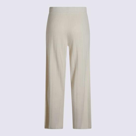  막스마라 스트레이트 팬츠 막스 마라 자르댕  화이트 - MAX MARA