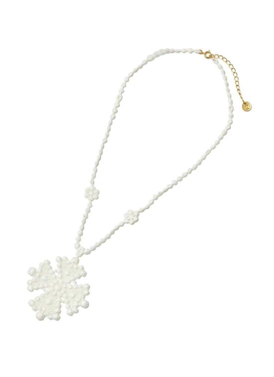  언더커버 네크리스 코튼 레이스 목걸이 Uc1 E4 N06 오프 화이트