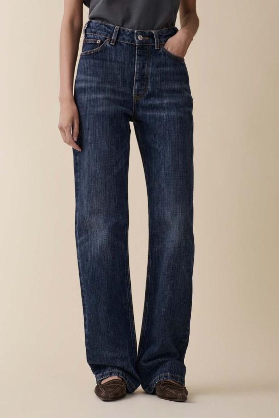  제네리카 데님 팬츠 제너리카 버고 미드라이즈 스트레이트 레그 진 - JEANERICA