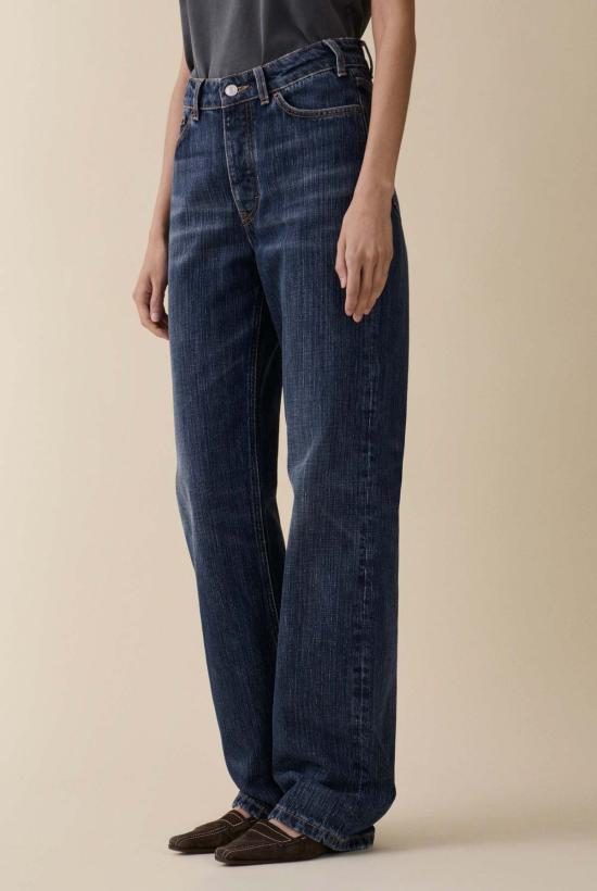  제네리카 데님 팬츠 제너리카 버고 미드라이즈 스트레이트 레그 진 - JEANERICA