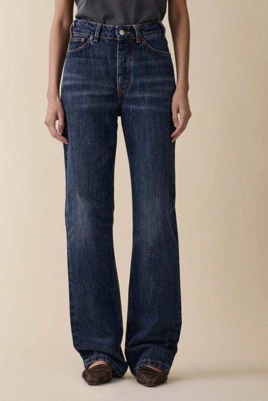  제네리카 데님 팬츠 제너리카 버고 미드라이즈 스트레이트 레그 진