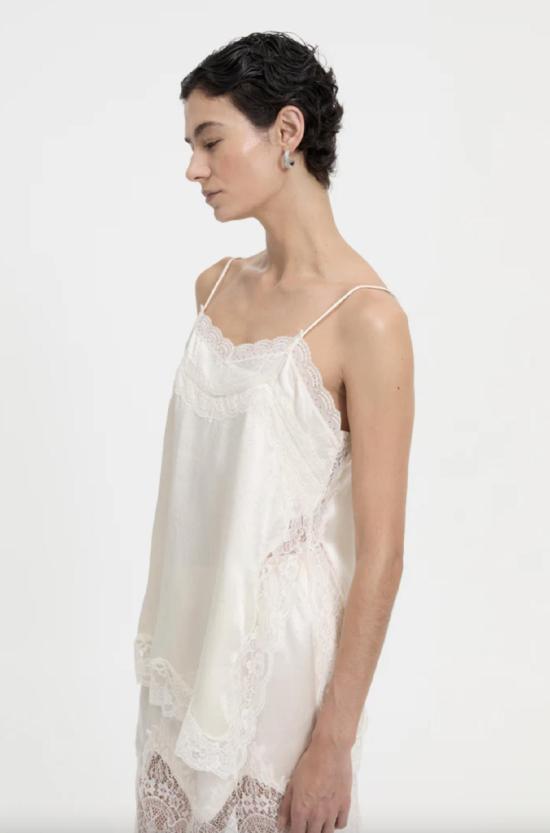  블랑카 블라우스 릴리 탑 크림 - BLANCA