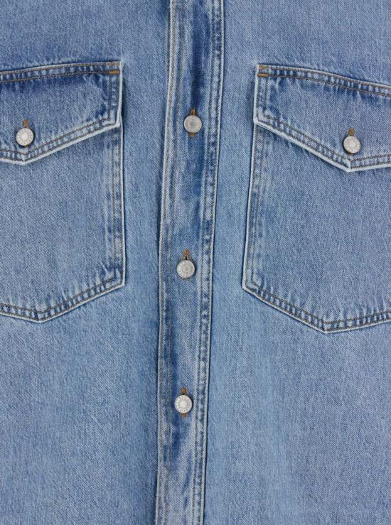  에이골디 데님 셔츠 아골데 셔츠 라이트 블루 - AGOLDE