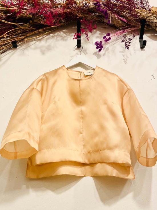  Yesaet 반팔 티셔츠 Haset Organza 탑 멀티 - OTHER BRANDS