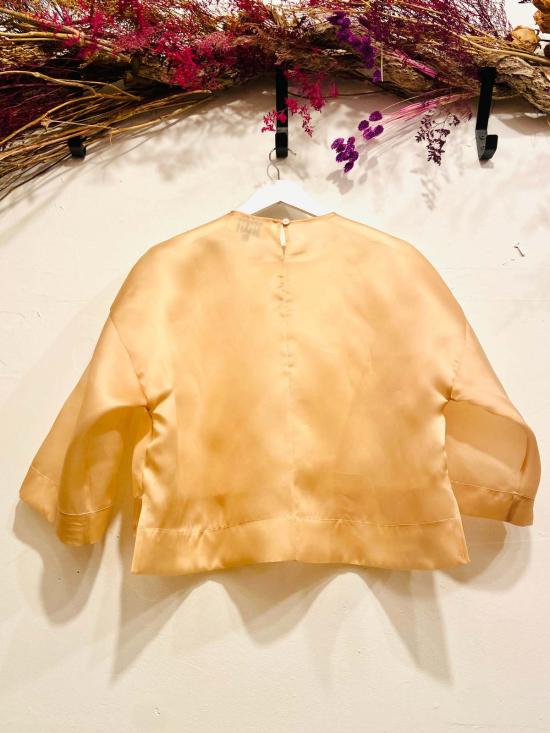  Yesaet 반팔 티셔츠 Haset Organza 탑 멀티 - OTHER BRANDS