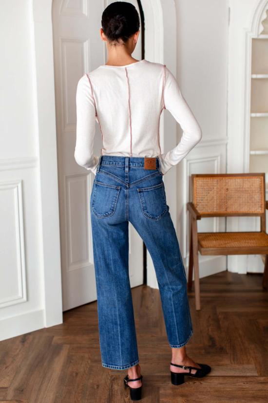  에머슨 프라이 데님 팬츠 트레저 스트레이트 앵클 진 - EMERSON FRY