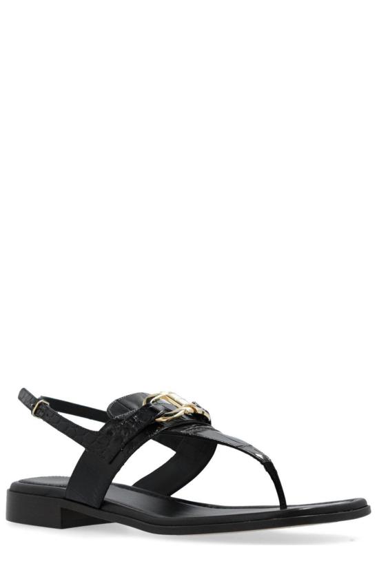  살바토레 페라가모 샌들 페라가모 간치니 슬링백  블랙 - SALVATORE FERRAGAMO