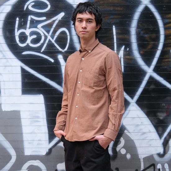  Steven Alan 긴팔 셔츠 스티븐 앨런 싱글 니들  데저트 - STEVEN ALAN