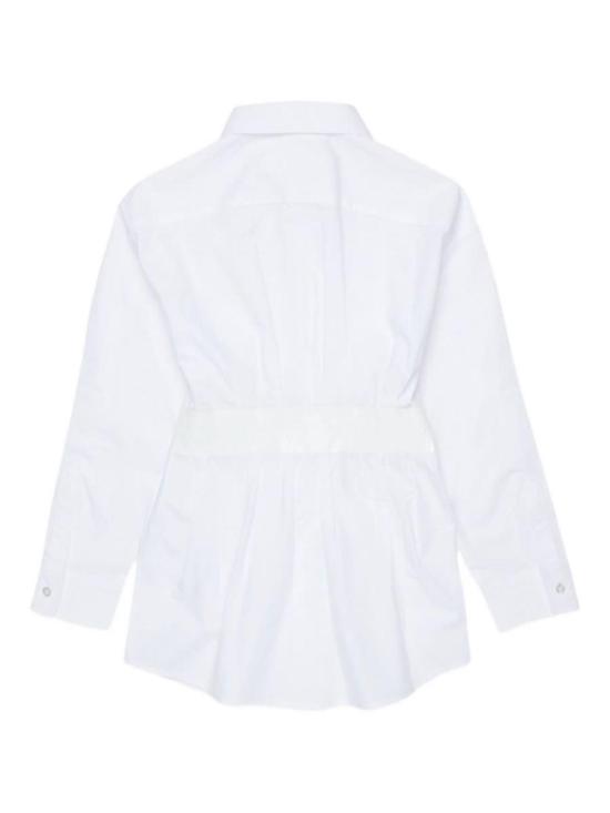  [키즈] MM6 메종마르지엘라 탑 메종 마르지엘라 키즈 셔츠 화이트 (MM6) - MM6 MAISON MARGIELA