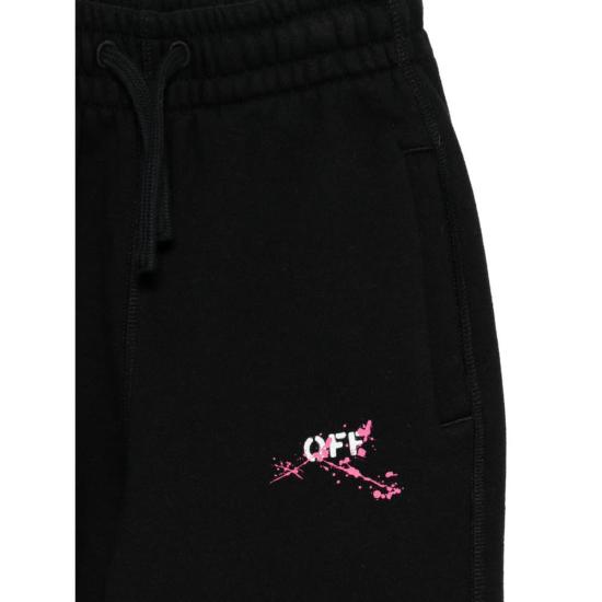  [키즈] 오프화이트 트레이닝/조거 팬츠 키즈   블랙 - OFF WHITE