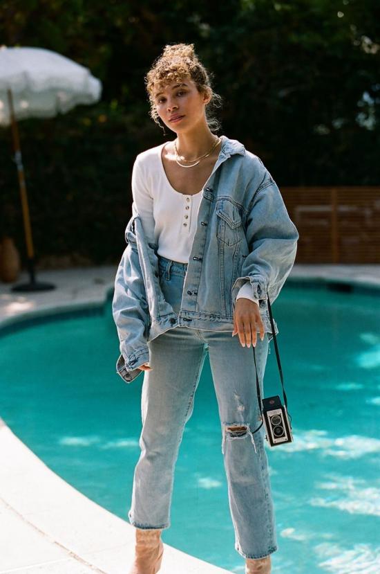  Merritt Charles 긴팔 티셔츠 메릿 찰스 헨리 셔츠 화이트 립 - MERRITT CHARLES