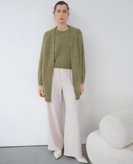  w. Cashmere 가디건 W. 캐시미어 제니퍼 캐시미어 미디 오픈