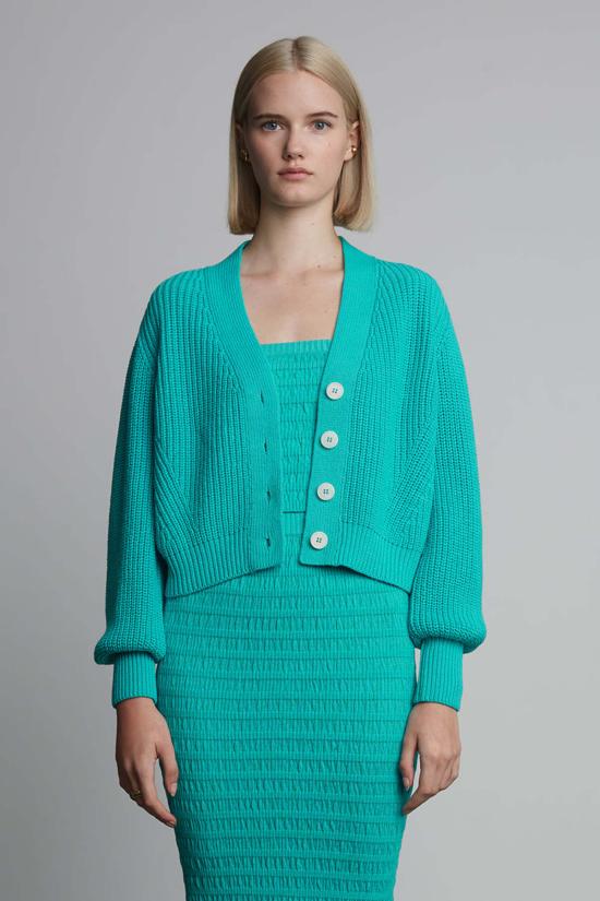  ELEVEN SIX 가디건 일레븐 식스 이슬라 카르디 아쿠아 마린 - OTHER BRANDS