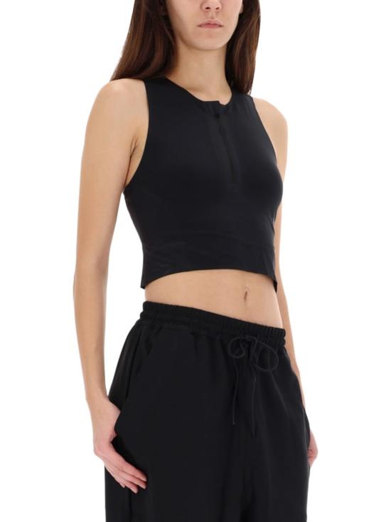  와이쓰리 트레이닝 티셔츠 Y 3 러닝탑 블랙 - Y-3